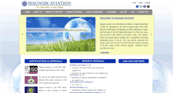 Desktop Screenshot of magnumaviation.co.uk