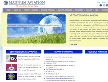 Tablet Screenshot of magnumaviation.co.uk